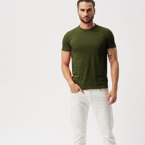 Wholesale High Quality Short Sleeve T Shirt Plus Size Custom LOGO Premium Cotton Tee Shirt Men's Oversized Microfiber T-Shirts - Product Image 5