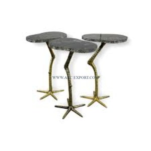 Superventas, tapa decorativa de ágata moderna con Base de Color dorado de Metal, mesa auxiliar de café, mesa de decoración del hogar de gran tamaño de alta calidad - Product Image 6