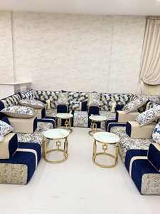 Sofá estilo Majlis árabe, diseño clásico, elegante conjunto para sala de estar, asientos de esquina de lujo, diseño que ahorra espacio - Product Image 4