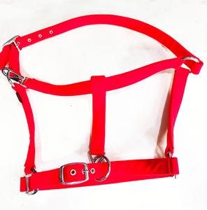 Cabestro de caballo inglés de alta resistencia con forro de chenilla suave, acolchado antichafing, collar ecuestre de alta calidad para entrenamiento. - Product Image 4