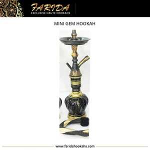 Lujo egipcio Farida Mini Gem Hookahs Latón de alta calidad Narguile Fumar Shisha Pipas con el mejor diseño de laca - Product Image 3