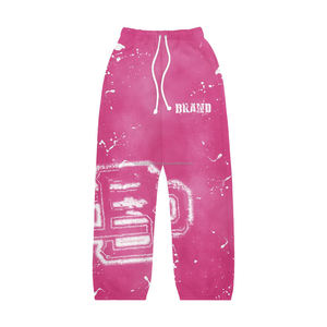 Pantalones Deportivos de Felpa de Algodón y Poliéster de Primera Calidad, 300 GSM, Azul Marino, Tela Suave, Logotipo Serigrafiado - Product Image 4