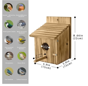 Bán Buôn Ngoài Trời Bằng Gỗ Lồng Lồng Lồng Hộp Chim Nhà Lồng Cho Chim sẻ Vẹt Yêu Chim-Cho Nhỏ Lớn Vật Nuôi Cho Chăn Nuôi - Product Image 4