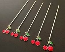 Pics d'olive en métal durables, brochettes en acier inoxydable réutilisables, ustensiles de bar polyvalents, outils de cuisine pour fêtes à domicile - Product Image 1