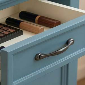 <b>Vintage</b> Brass Curved <b>Cabinet</b> Handles Contemporary Kitchen Drawer Pulls Durable Eco-Friendly Bathroom Dresser Wardrobe Bedroom - Product Image 5