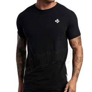 ขายส่ง OEM ขายส่งโลโก้ที่กําหนดเองพิมพ์เสื้อยืดขนาดใหญ่ผู้ชายถุงเสื้อยืดธรรมดาผ้าฝ้าย 100% - Product Image 5