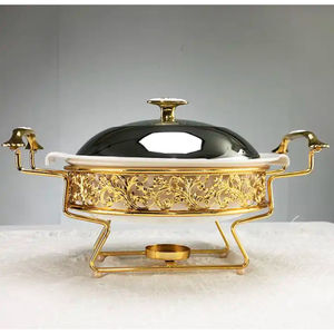 Precios al por mayor disponibles Recubrimiento antiadherente Olla caliente Utensilios de cocina de acero inoxidable y cazuelas para servir alimentos Suministro de utensilios de cocina - Product Image 5