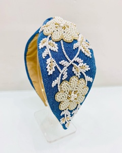 High Selling Unique Stylish Handmade Beaded <b>Headband</b> For Women Girls Fashion Hair Colorful Perfect For Special Occasions - Product Image 4