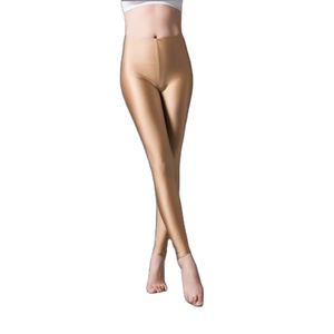 Haute élastique maigre Leggings crayon pantalon mince grande taille pantalon brillant Yoga pantalon pour femme Sexy peau amical serré Legging - Product Image 1