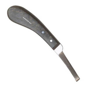 Couteau à sabots professionnel en acier inoxydable réutilisable à lame large, outil de précision robuste pour la coupe des sabots, conçu pour les farriers - Product Image 3