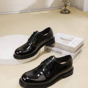 Chaussures Oxford en cuir de vachette légères avec semelle anti-fatigue et insert en mesh, chaussures de bureau pour hommes - Product Image 3