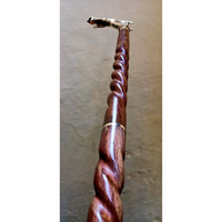 Canne de marche Jaguar avec poignée en laiton massif, design en alliage de zinc gravé, embout en caoutchouc, décoration d'intérieur, cadeau pour homme et femme