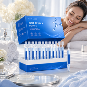 Suero Facial GHK-Cu de Fórmula Personalizada, Dosis Única, Producto para el Cuidado de la Piel, Ampollas Faciales con Péptidos de Cobre Azul - Product Image 3