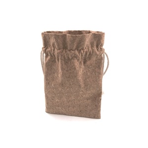 Bolsa OEM Lady Draw String con cierre de cremallera, materiales de corcho y patrón de letras, Impresión de logotipo personalizable - Product Image 3