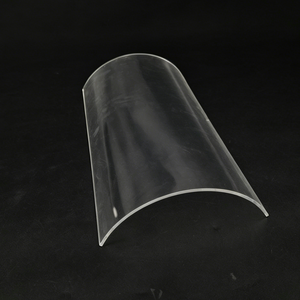 Plaque acrylique transparente sur mesure de 2 mm d'épaisseur, thermoformée et cintrée à chaud, pour couverture en <span class=keywords><strong>plastique</strong></span> courbé - Product Image 1