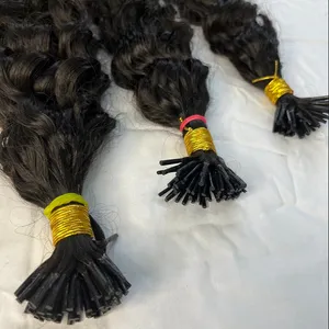 Extensiones de cabello de cola de caballo de 8 a 32 pulgadas de alta calidad de la India, cabello humano indio, extensiones de cabello crudo virgen de cabello Temple