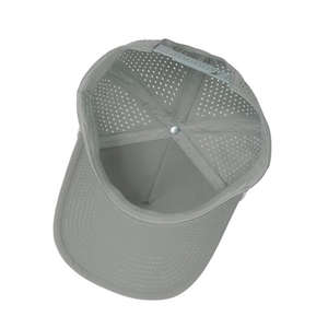 Gorra de Camionero Estructurada de 5 Paneles con Logotipo de Parche de Goma Personalizado, Transpirable, Perforada con Láser, Impermeable, con Cuerda para Deportes - Product Image 5