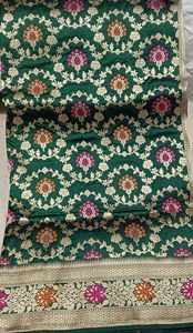 Saree en soie douce/Saree en soie imprimée/Saree en soie pour mariage Mysore Saree en soie Paithani Saree en soie Art Saree en soie Zari Work Silk - Product Image 4