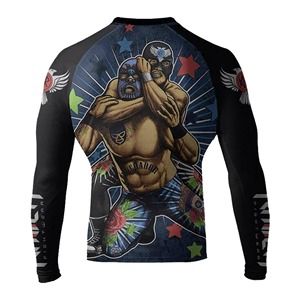 High-Performance Printed Rash Guards 4-Way Stretch Chlorine-Resistant <b>Low</b> MOQ - Product Image 3