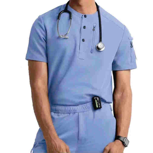 Uniformes de Hospital Personalizados con su Logotipo y Diseño para Médicos y Pacientes, Tela de Algodón Unisex, Servicio OEM/ODM de Detección de Agujas - Product Image 1