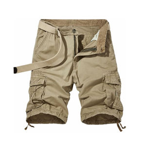 Pantalones cortos transpirables de tendencia de verano para hombre, pantalones cortos con bolsillo para hombre, fabricación de tela de algodón, pantalones cortos OEM para hombre - Product Image 1