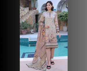 Collection de luxe de Ssumaira BIN HAMEED RIMSHIKA imprimé numérique brodé dames Salwar Kameez Style indien pakistanais - Product Image 3