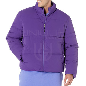 Vêtements d'hiver fabriqués en usine, veste à bulles pour hommes, vêtements chauds, vestes d'hiver à bulles pour hommes de grande taille pour adultes - Product Image 1
