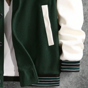 Veste universitaire d'hiver pour homme, style classique de lettreman, bomber chaud, école, collège, équipe sportive, streetwear, usage quotidien, mode - Product Image 3