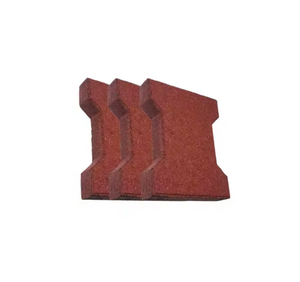 Vente en gros de pavés de briques en caoutchouc recyclé de couleur personnalisée Design Dogbone extérieur pour piscine antidérapante et résistante aux chocs - Product Image 1