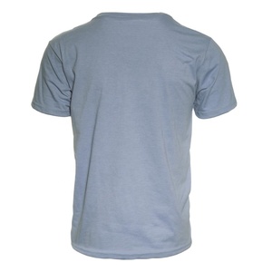 T-shirt 100% coton avec logo personnalisé en gros pour hommes T-shirt unisexe vierge pour hommes T-shirts unis avec logo imprimé - Product Image 2