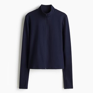 Nuevas Sudaderas Casuales Azules con Cremallera Completa y Logotipo Personalizado al por Mayor para Mujer, Ropa de Calle Cálida de Invierno, Prendas Exteriores Ecológicas para Mujer - Product Image 1