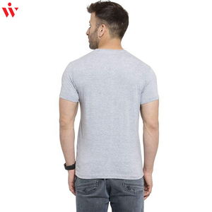 2024 Camiseta de poliéster de calidad premium para hombre hecha a medida Cuello redondo de gran tamaño Patrón sólido Último diseño ¡Venta caliente! - Product Image 2