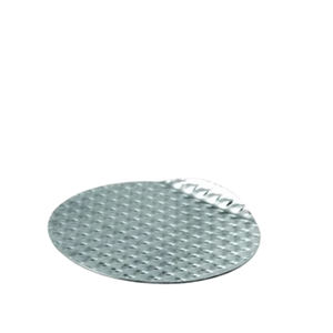 Fantastique Design Tasse et Verre Coaster Restaurant Vaisselle Décoratif En Aluminium Argent Couleur Pierre Sous-verres - Product Image 1