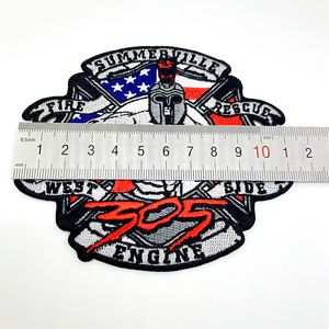 Vente chaude Patch brodé en sergé personnalisé avec logo, à coudre ou thermocollant, style mode haut de gamme, principalement en tissu, motifs fleur et cœur, pour vêtements - Product Image 2