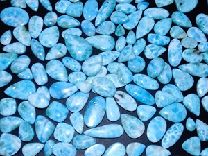 พลอยลาริมาร์ธรรมชาติอัญมณีหลวมอัญมณีท้องฟ้าทรงหลวมสีน้ำเงิน - Product Image 3