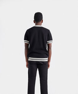 Camiseta Polo para Hombre, Diseño Más Reciente de 2025, Bloques de Color Personalizados, Media Cremallera, Cómoda, Precio al por Mayor - Product Image 3