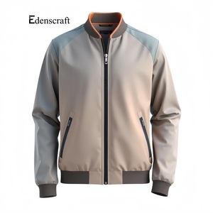 Blouson aviateur en toile vintage léger pour homme, coupe-vent, écologique, personnalisable, élégant, vêtement d'extérieur chaud pour l'hiver, col montant - Product Image 5