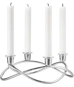 Bougeoir décoratif Menorah Hanukkah en fonte bougeoir Menorah Hanukkah bougeoir Menorah - Product Image 1