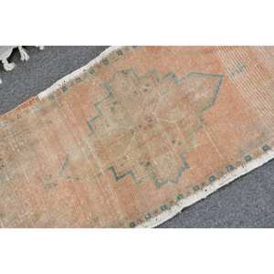 Alfombra Turca Vintage de 1,6x3,2 Pies, Tejido Plano de Látex, Tejido Bohemio Clásico, Beige, Naranja, para Pasillo, Rectángulo, Espacio - Product Image 5