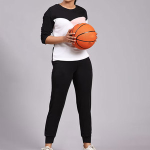 New Arrival Best Selling Winter Hooded <b>Women</b> <b>Tracksuit</b> Set Streetwear Fleece Breathable 100% Cotton Solid Full Length - Product Image 3