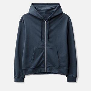 New 2026 Wholesale Custom Style <b>Men</b> <b>Zipper</b> <b>Hoodies</b> Custom Color 100% Cotton Fleece Breathable Pocket Design High Quality - Product Image 1