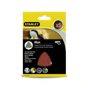 Disques de ponçage triangulaires Stanley Multi-Pack avec accouplement rapide pour travaux de précision - Product Image 2