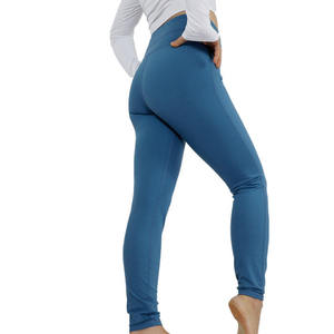 Pantalones de Yoga para gimnasio de compresión de cintura alta sin costuras para mujer, mallas deportivas informales de estilo sólido, ropa deportiva elástica, mallas de entrenamiento - Product Image 4