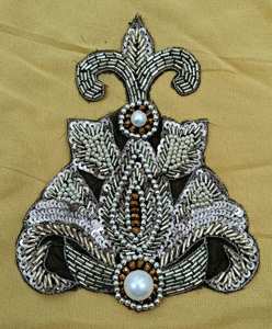 Best Selling <b>Apparel</b> and <b>Accessories</b> Handmade Beaded Patches for Clothes Beaded Patch From Indian Manufactured - Product Image 2