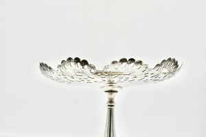 Vintage Style Silver Finished Metal Cake Stand For Birthday Party Gathering Home Display And Special <b>Occasion</b> <b>Table</b> Decor - Product Image 5