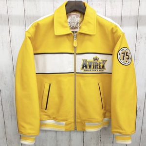 Chaqueta de Cuero Estilo Urbano Avirex, Artículo Superior, Calidad Premium, Cuero Genuino, Precio al por Mayor - Product Image 1