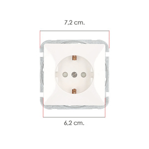 Prise de base avec prise de terre (mécanisme) - Product Image 2