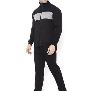 Conjunto Deportivo Unisex para Hombre, de Algodón con Rayas Estampadas, Talla Grande, Chaqueta con Cremallera Completa, Pantalones Deportivos de Secado Rápido y Transpirables, Superventas - Product Image 3