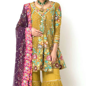 Robes de soirée décontractées pour femmes de qualité supérieure/pakistanaise fabriquée 2025 nouveauté vêtements de fête à vendre - Product Image 5