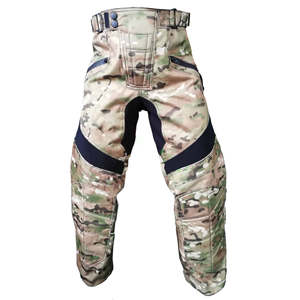 Marque privée Votre propre conception Couleurs et tissu personnalisés Pantalon rembourré de protection de paintball en polyester/spandex de haute qualité à séchage rapide - Product Image 3